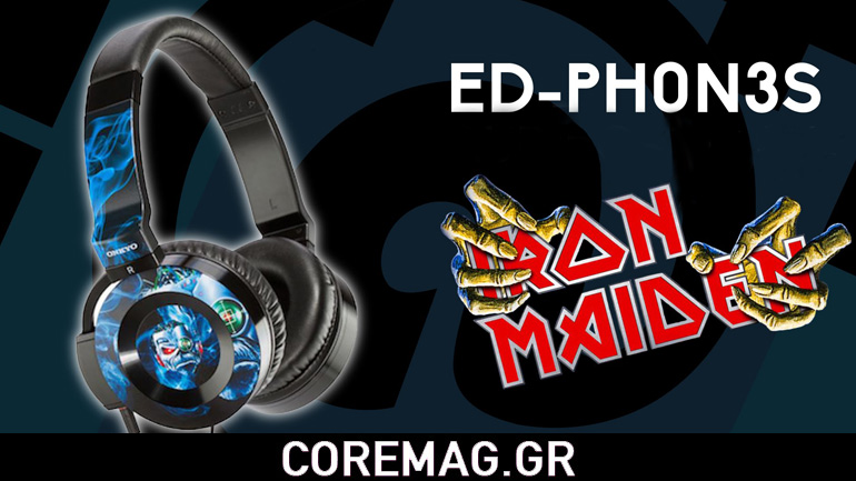 Iron Maiden: Κυκλοφόρησαν τα ακουστικά τους δείτε το video της παρουσίασης των ED-PH0N3S